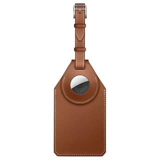 HERMES Swift Calfskin Luggage Tag 37 Gold Brown