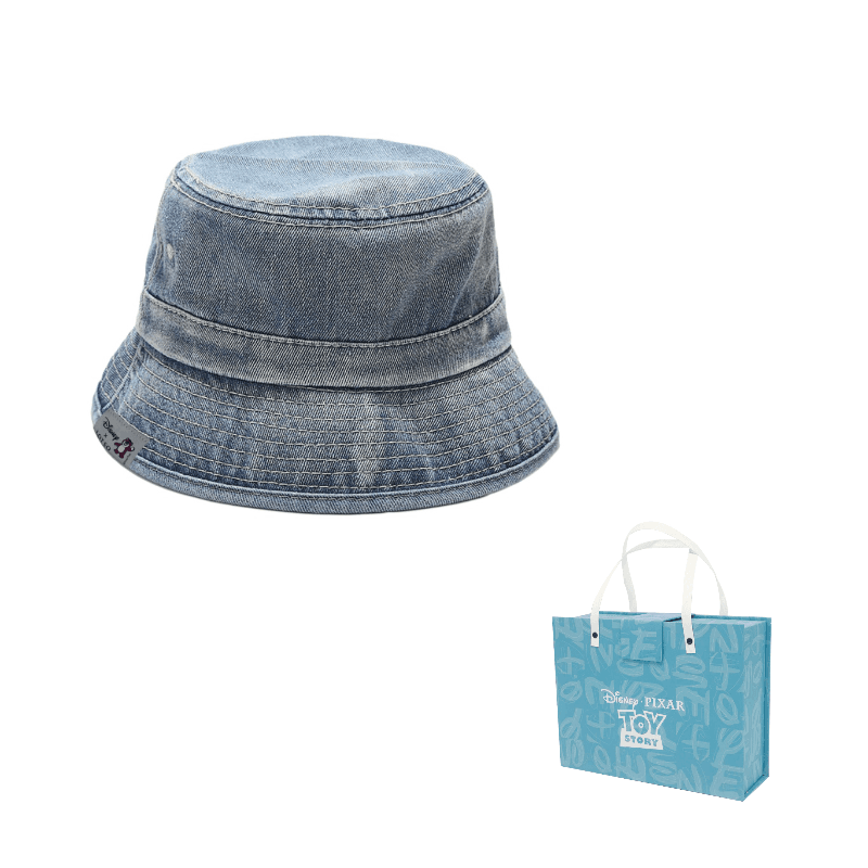 Disney Lotso Denim Bucket Hats Light Blue