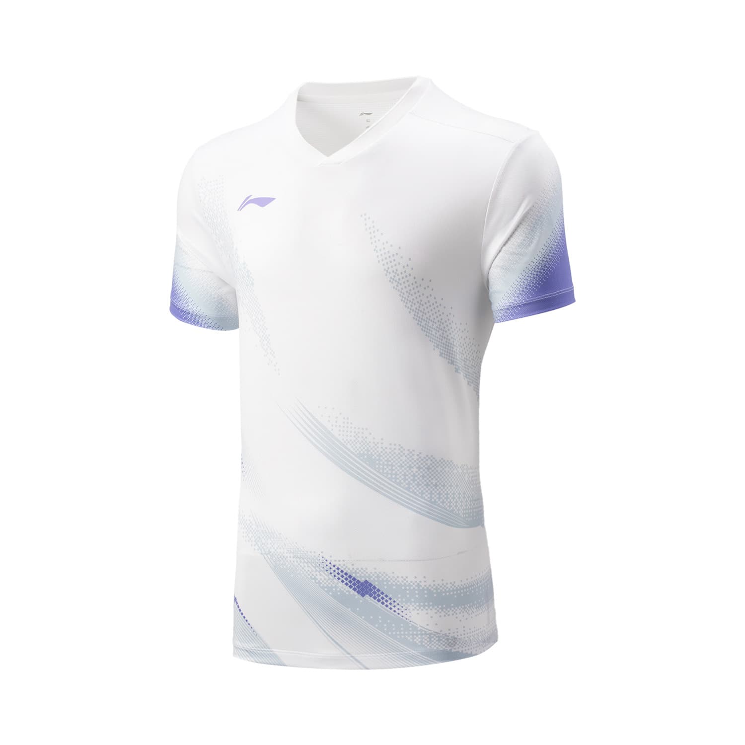 Li Ning Badminton Collection T Shirt Standard White