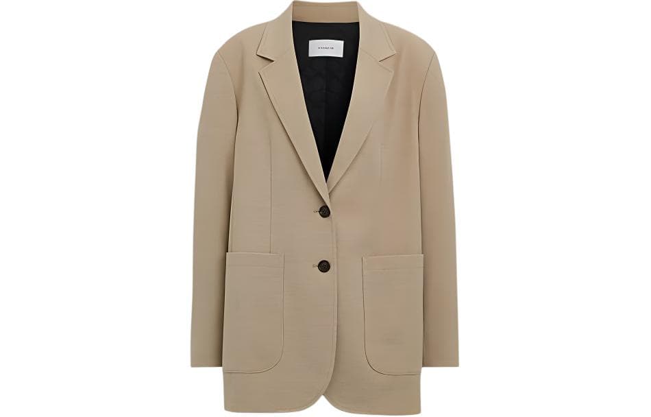 COACH SS24 Business Suit Coat Green Tea Brown