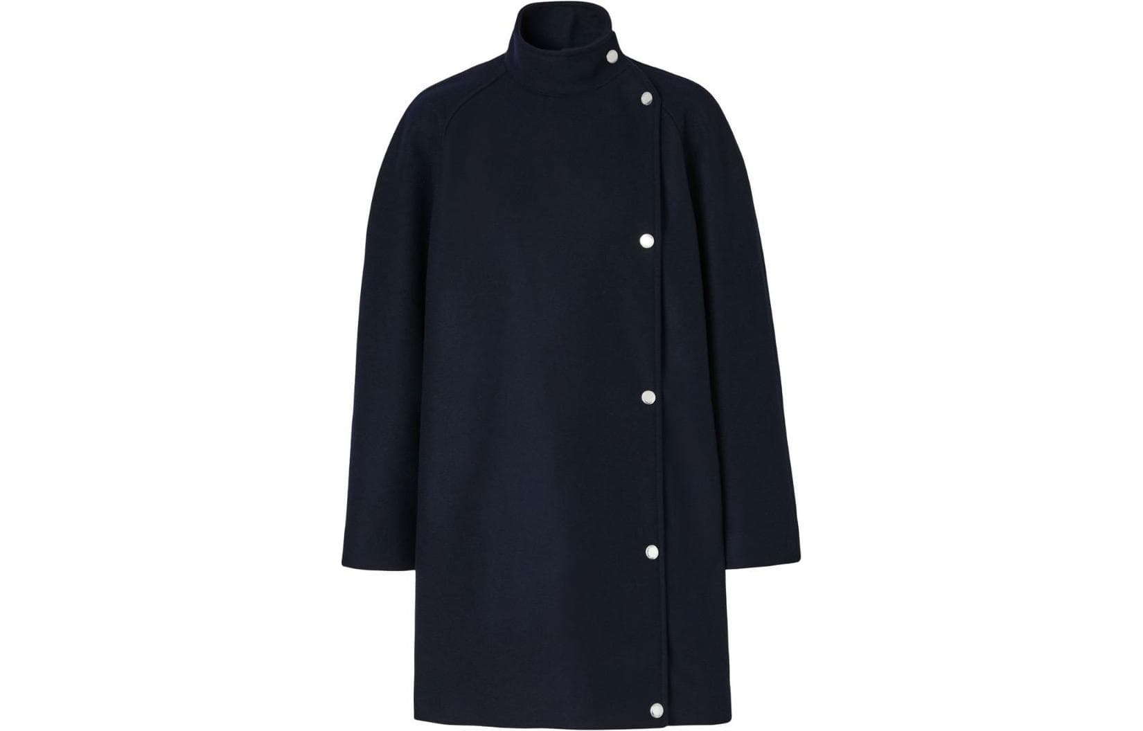 Burberry Velvet Jackets Navy Turtleneck Moderate Marine Blue