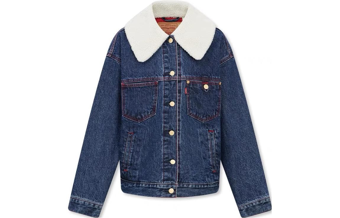 Levis Denim Jacket Denim Blue Denim Blue