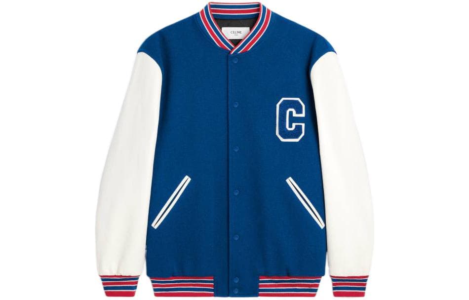 CELINE Pre Owned 2010s Wool Varsity Jacket