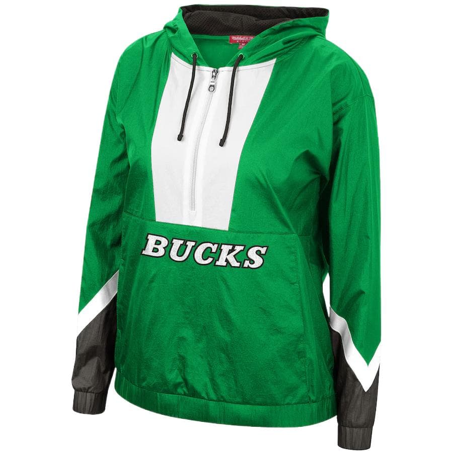 NBA x Mitchell & Ness Baseball Jacket Green Green