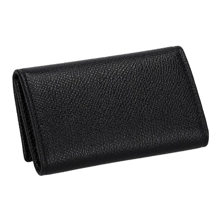 BVLGARI Cow Key Pouch Black