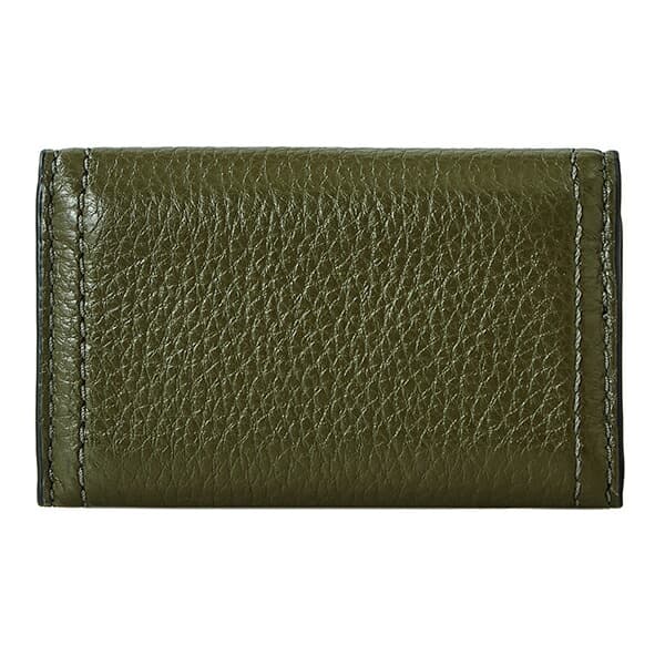 MARC JACOBS Cow Key Pouch Dark Green