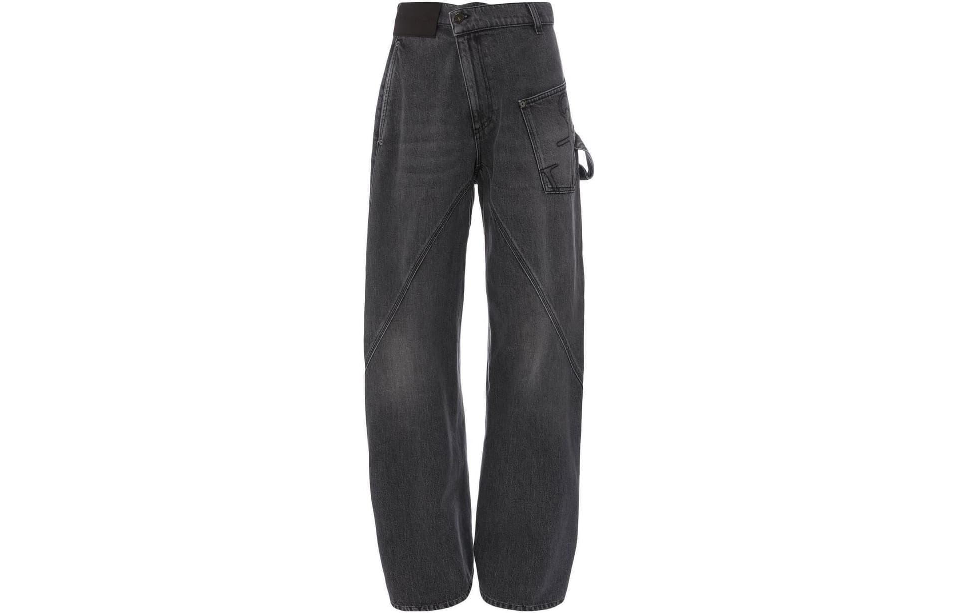 JW Anderson Twisted Workwear Denim Jeans Gray