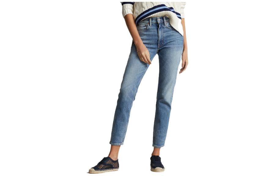 Polo Ralph Lauren Jeans Mid Rise Fitted Version Blue