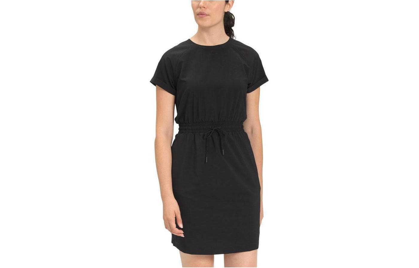 THE NORTH FACE NEVER STOP DRESS Short Sleeved Dress Black Black