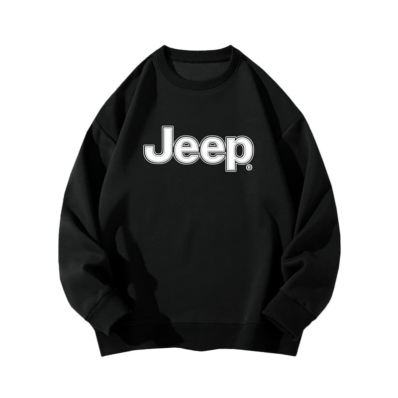 Jeep Grade School Sweatshirts Crew Neck Moderate