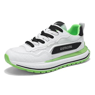 Binary Height Increasing Breathable Chunky White Green