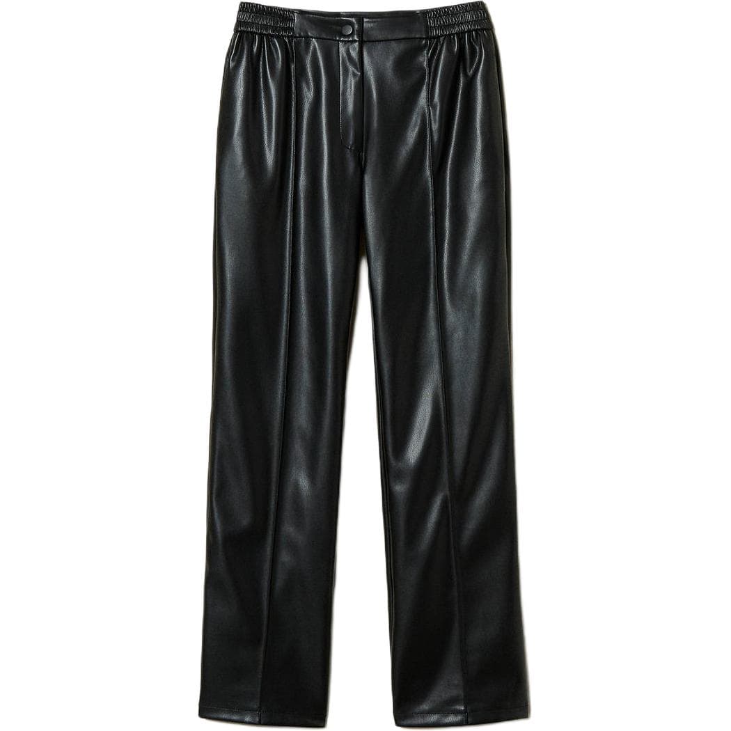 Twinset Oval T Plaque Faux Trousers Black