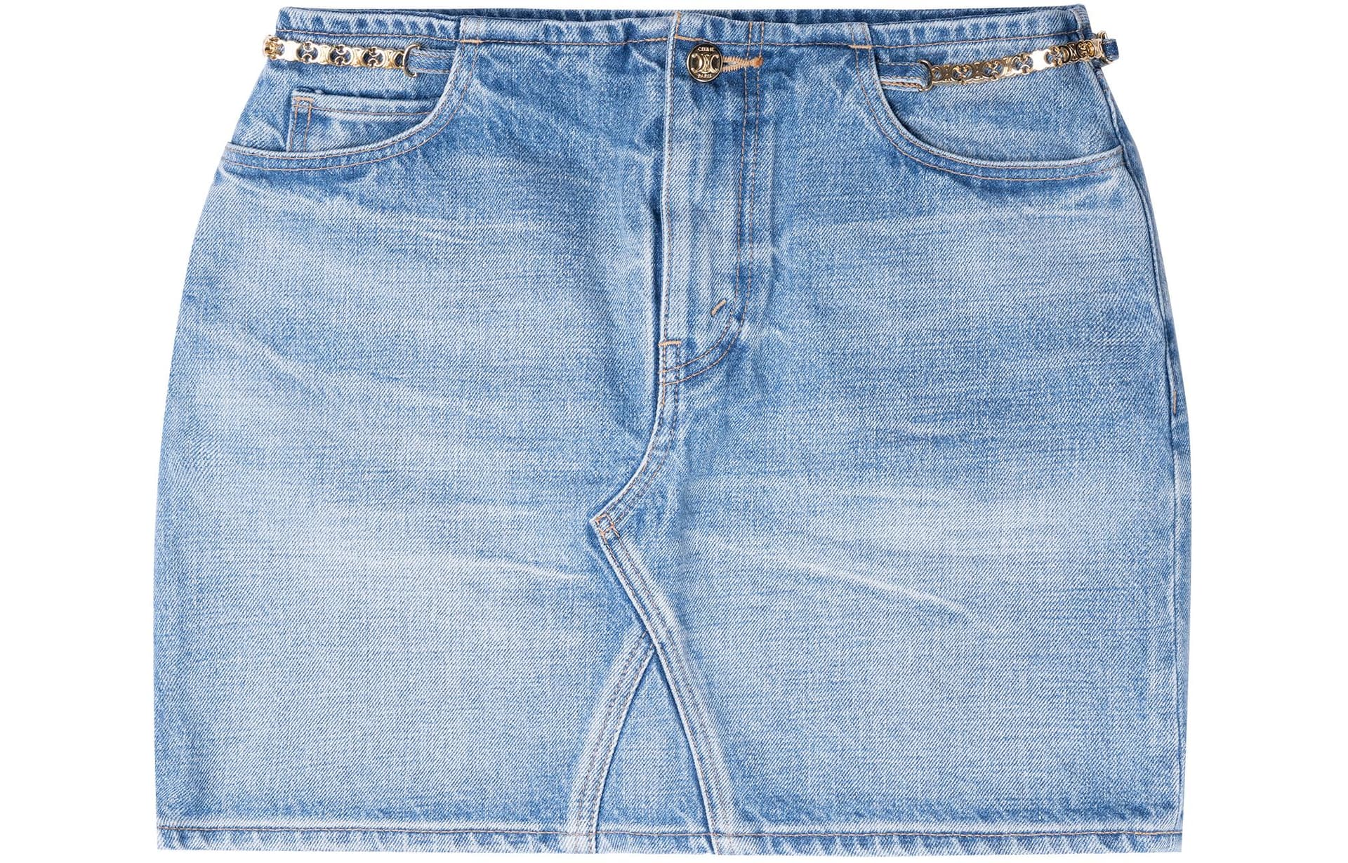 CELINE Denim Short Blue Moderate Short Other Blue