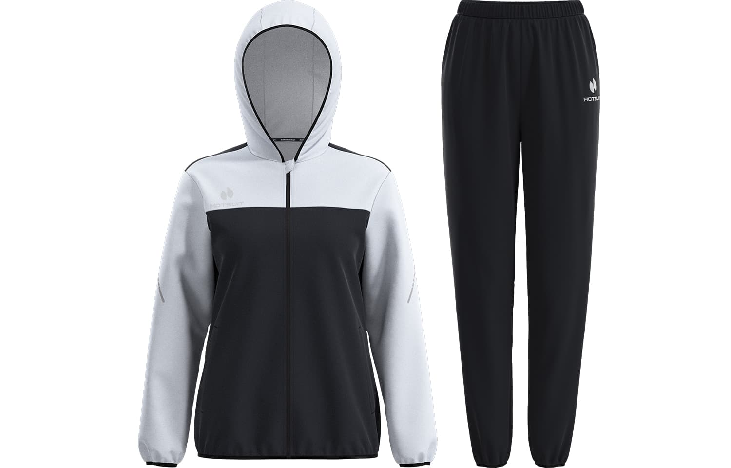 HOTSUIT Suits Hooded Moderate Other Ethereal Gray/Mineral Black