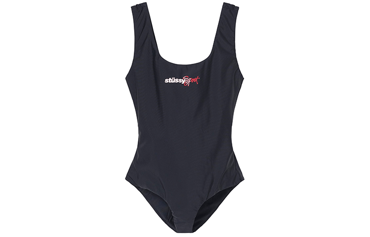 Stussy Sport One Piece Swimsuit 'Black' Black