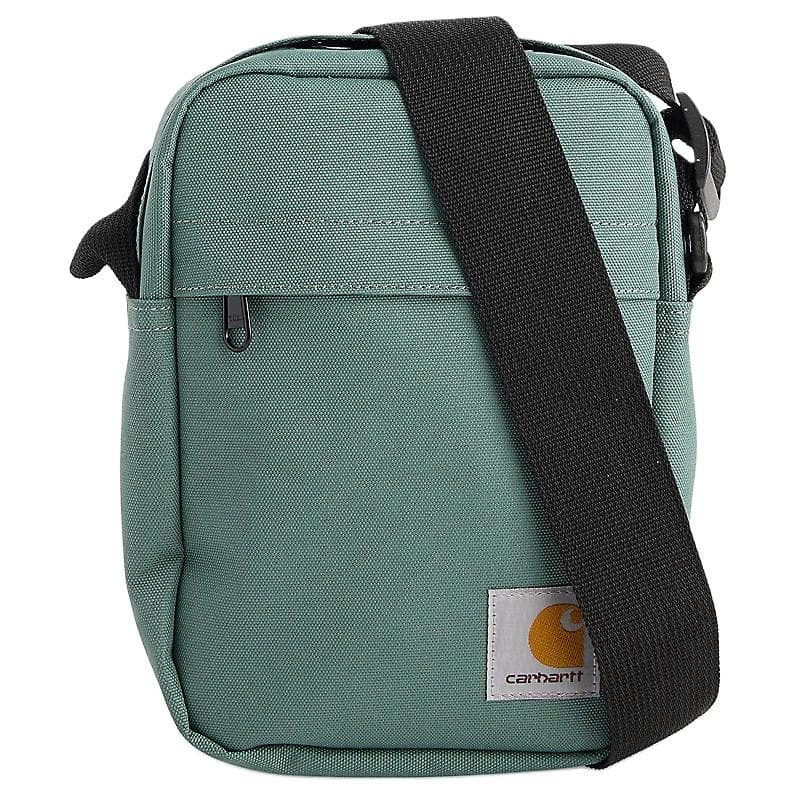 Carhartt WIP Jake Polyester Crossbody Bag, Shoulder Bag Silver Pine Green