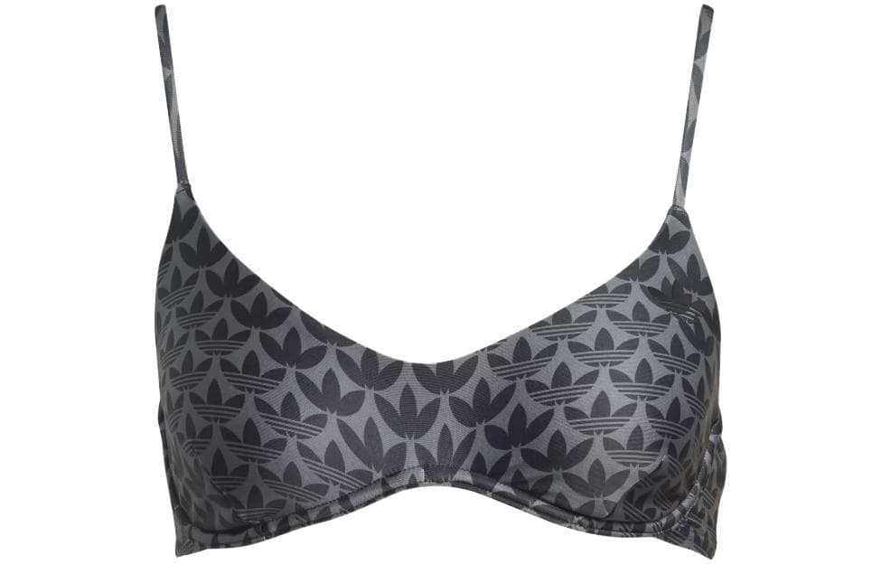 Adidas Originals Monogram Swim Two Piece Swimsuit Black Black