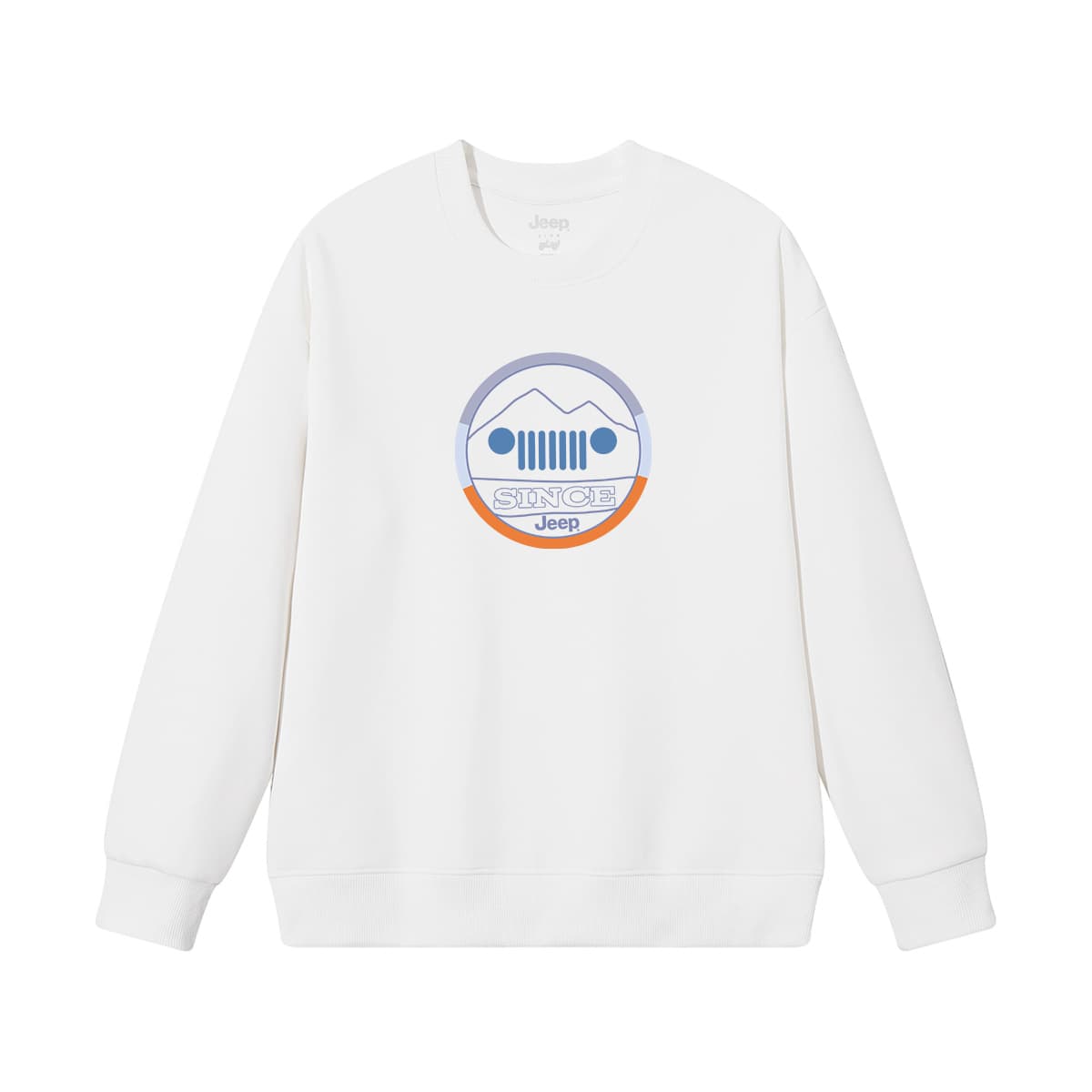 Jeep Grade School Sweatshirts Crew Neck Thickened Stretch