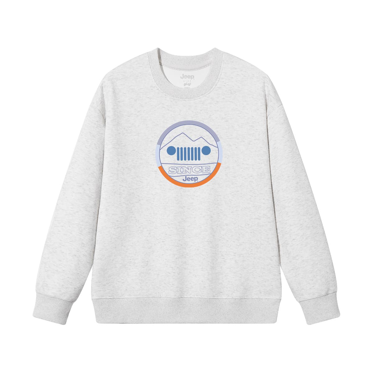 Jeep Grade School Sweatshirts Crew Neck Thickened Stretch