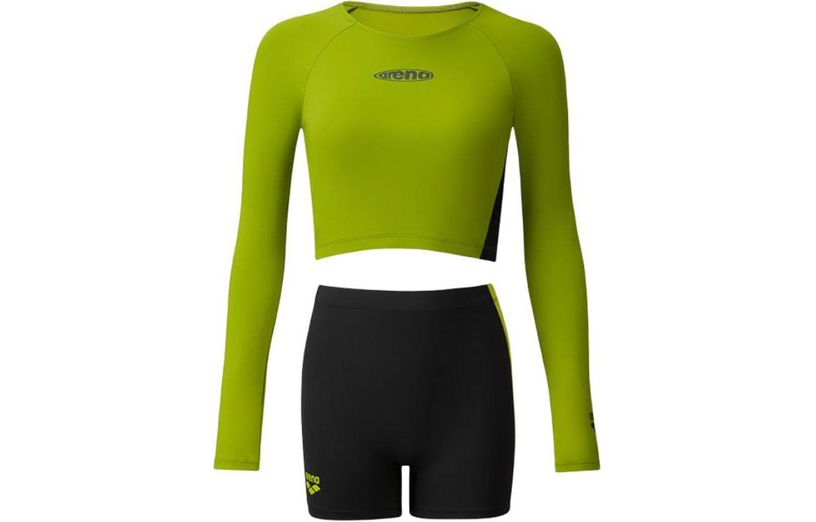 Arena Two Piece Swimsuit Light Green