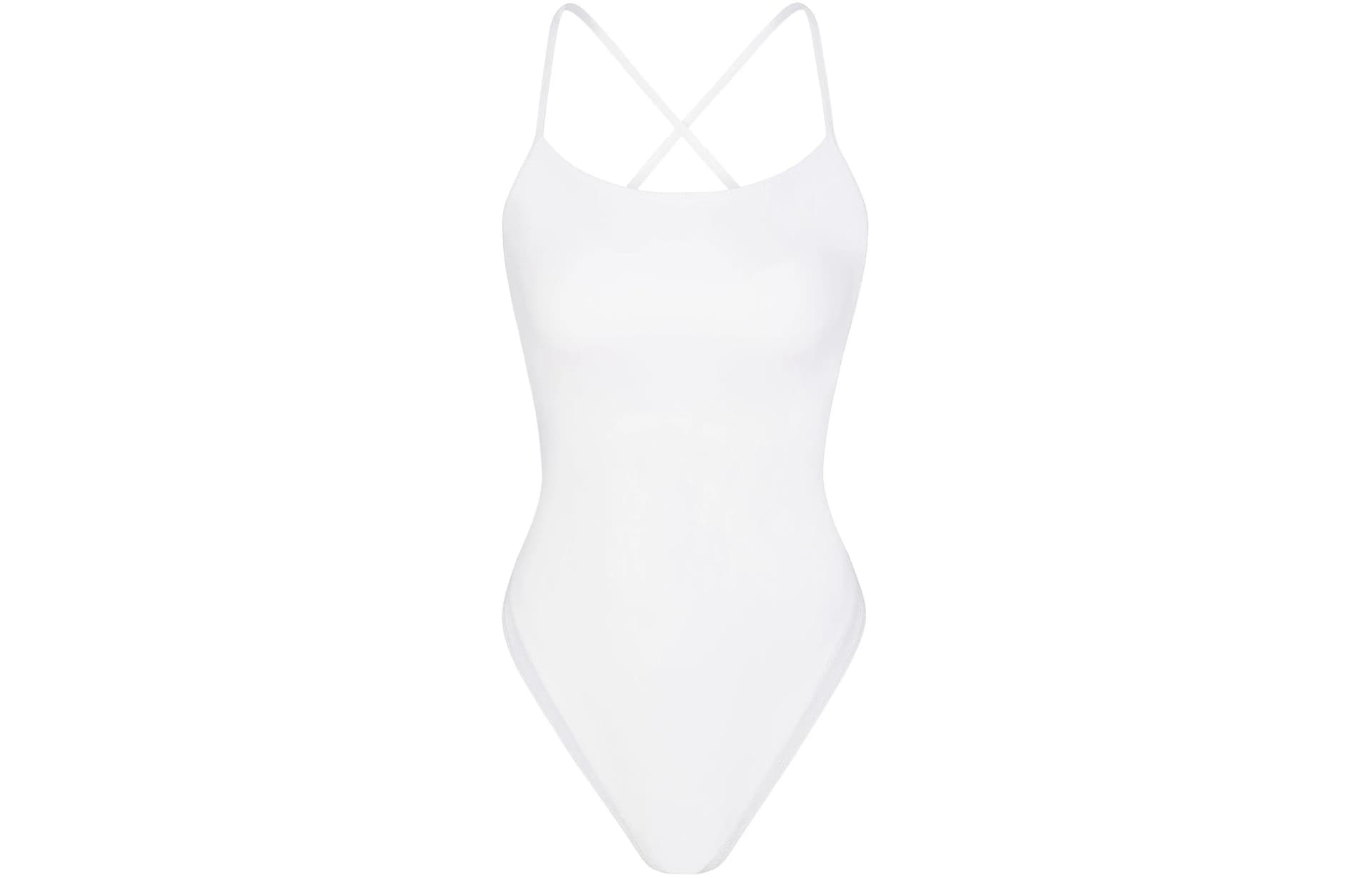 SKIMS SIGNATURE SWIM CAMI ONE PIECE One piece Swimsuit SNOW/Snow SNOW/Snow