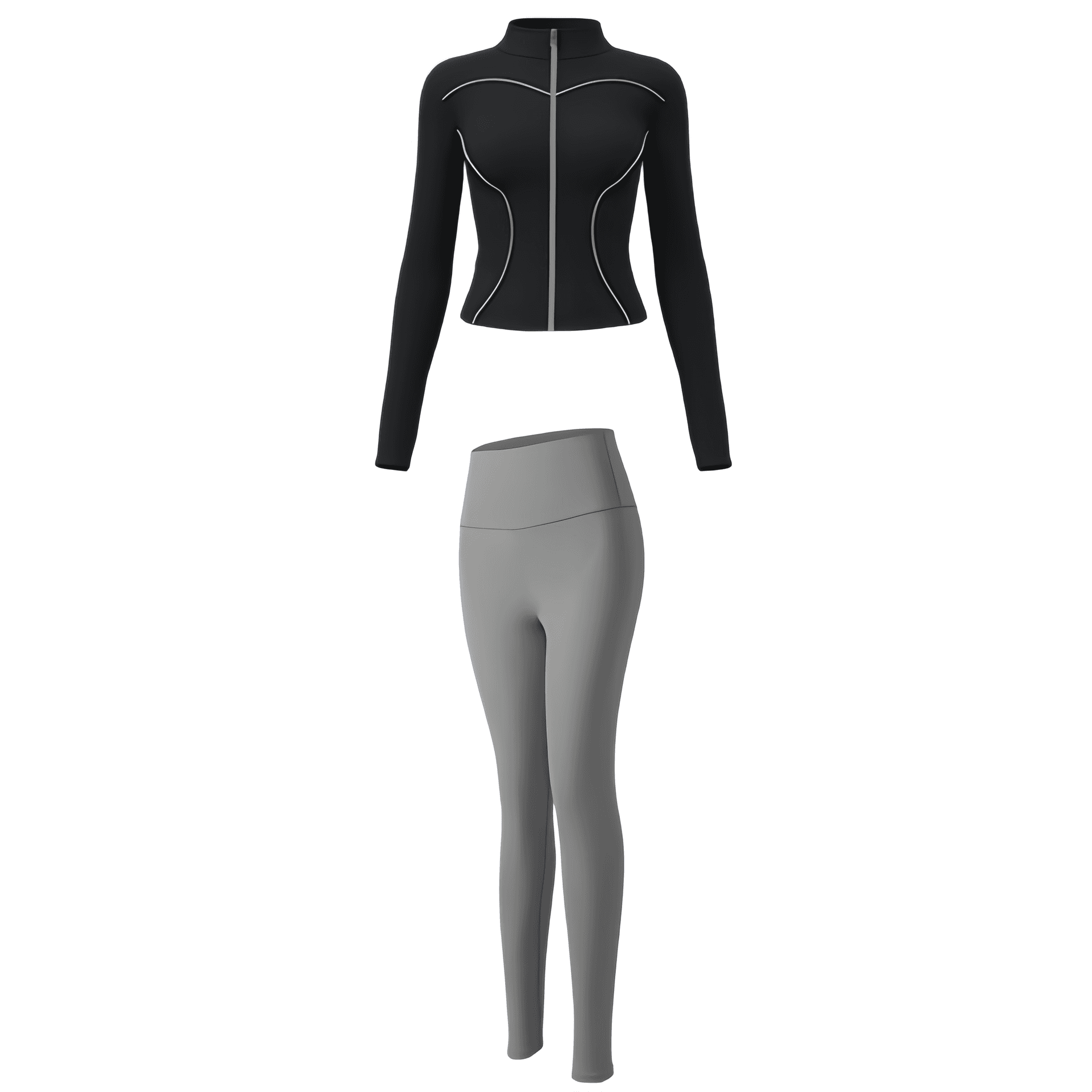 OUTDOORPRINCE Fitness Set Starburst Black+Limestone