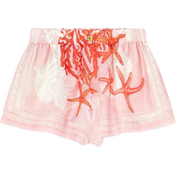 VERSACE Barocco Sea Elasticated Waistband Pink