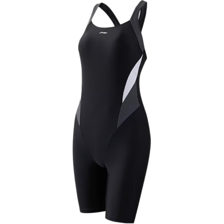 Li Ning Sports Series One piece Swimsuit Elegant Black Elegant Black