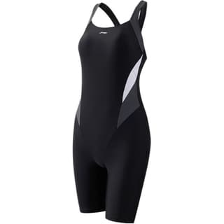 Li Ning Sports Series One piece Swimsuit Elegant Black