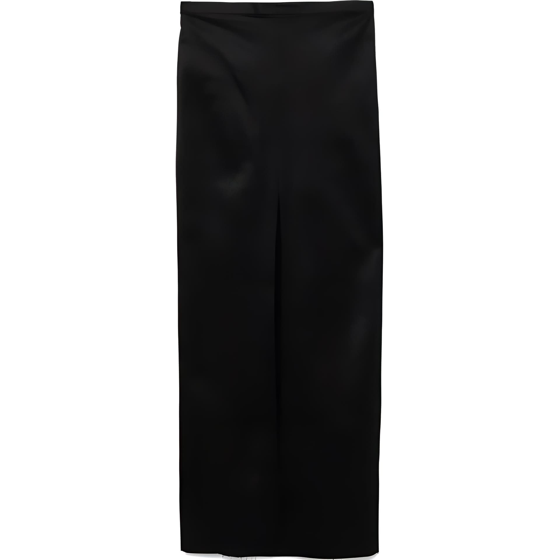 MM6 Maison Margiela Slit Mid Skirt Black
