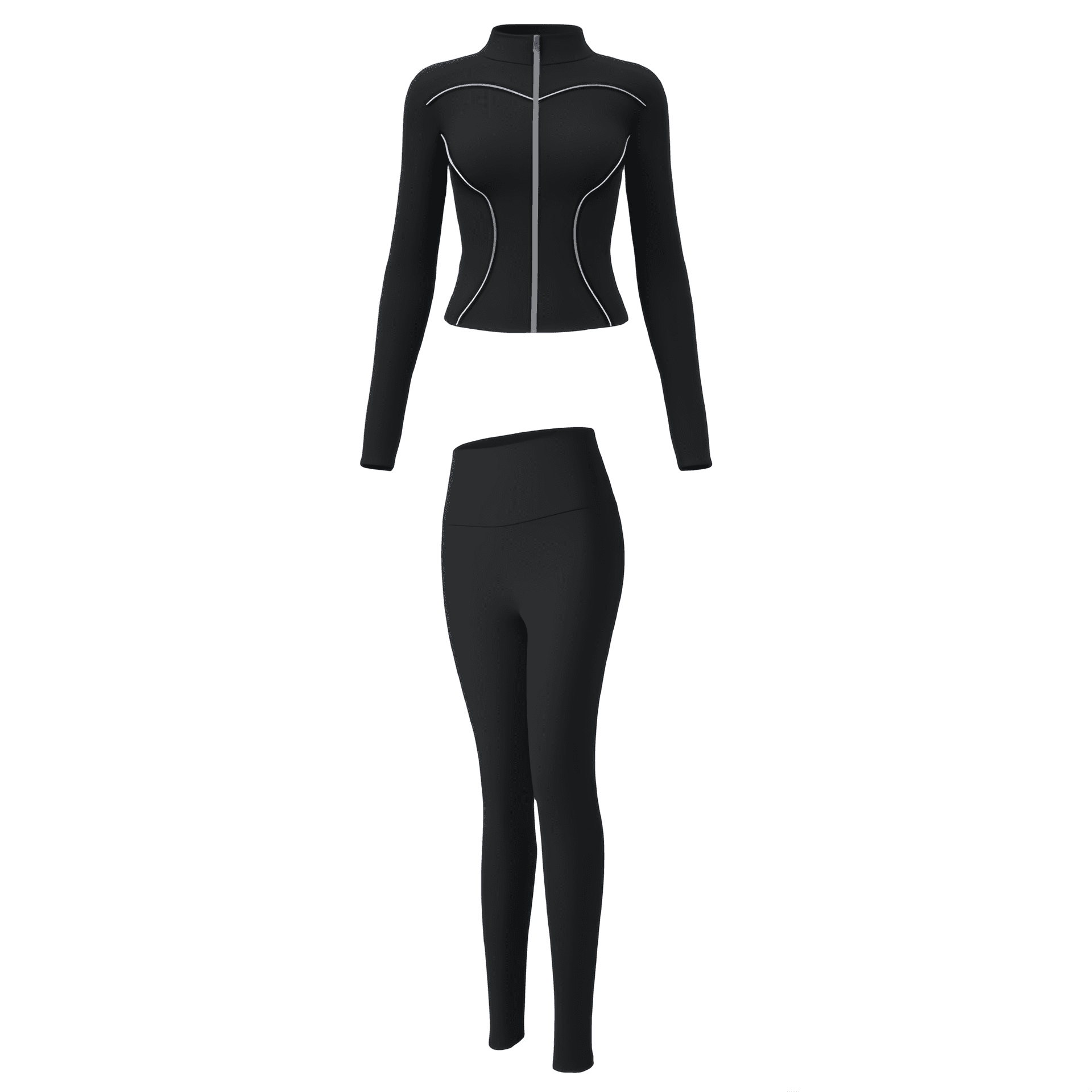 OUTDOORPRINCE Fitness Set Starburst Black+Starburst Black