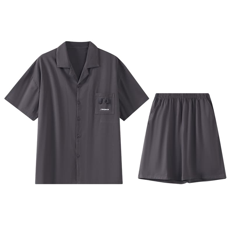 DAMOS·LOVE Summer Pajama Set Gift Box Set Included Dark Dark Gray