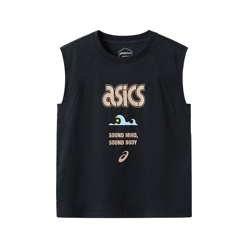 Asics Urban T Shirt 9000 Black Children Aged 3 7 Years Old