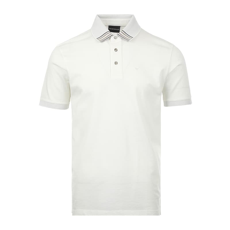 EMPORIO ARMANI SS25 Polo Shirt White