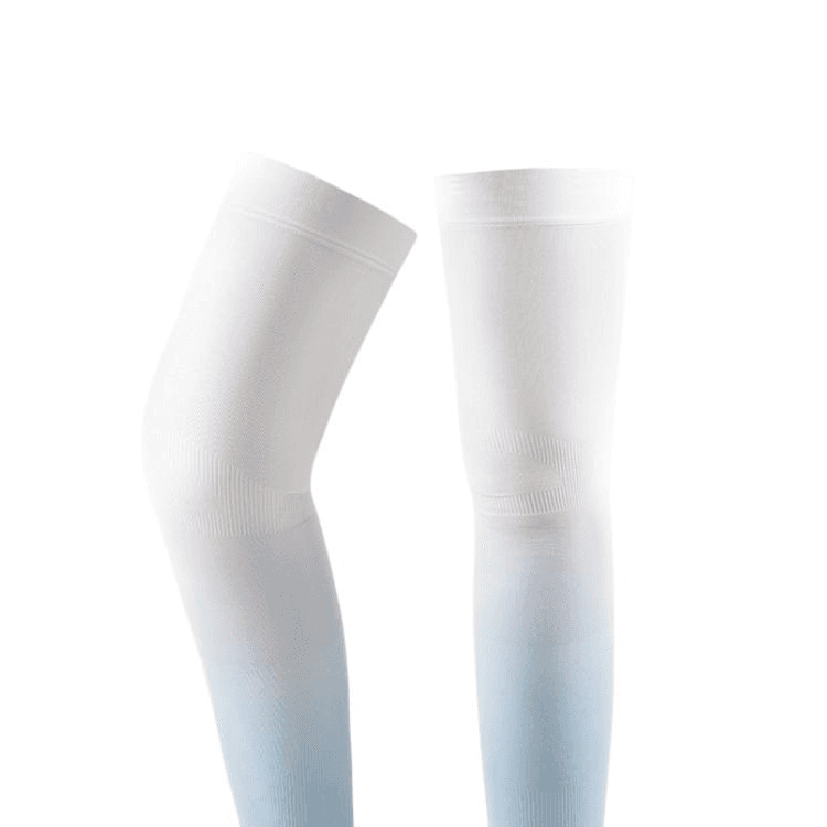Li Ning Original Design Ice Silk, Polyamide, Elastane Sun Protection Leg Covers Blue