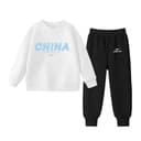 Clothing Sets (White Top+Black Pants)