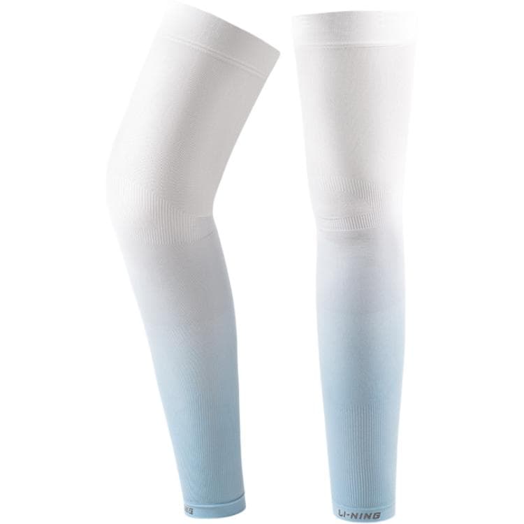 Li Ning Original Design Ice Silk, Polyamide, Elastane Sun Protection Leg Covers Blue Blue