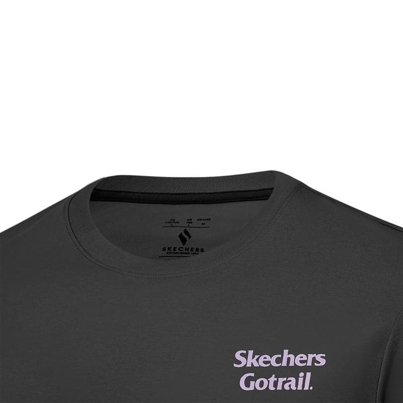 Skechers T Shirt Carbon Black 0018