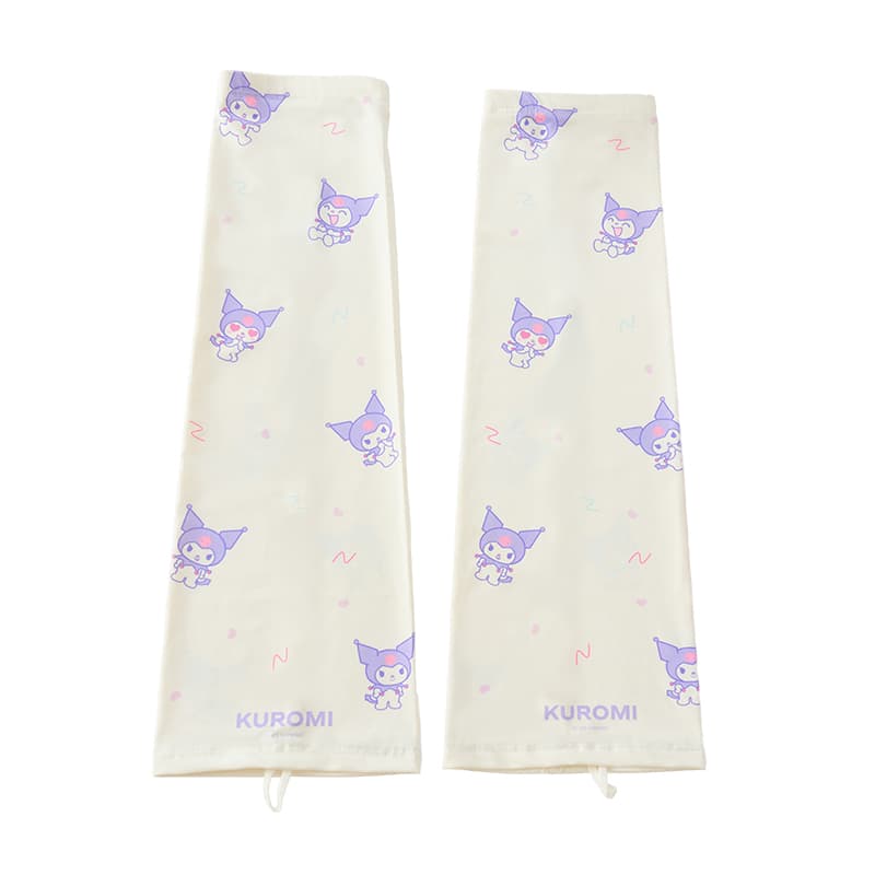 Sanrio Kuromi My Melody Polyester Sun Protection Sleeves Purple Kuromi