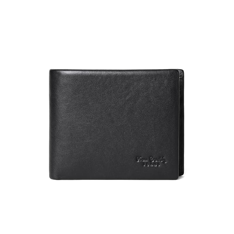 PIERRE CARDIN Cow Wallet Regular Black