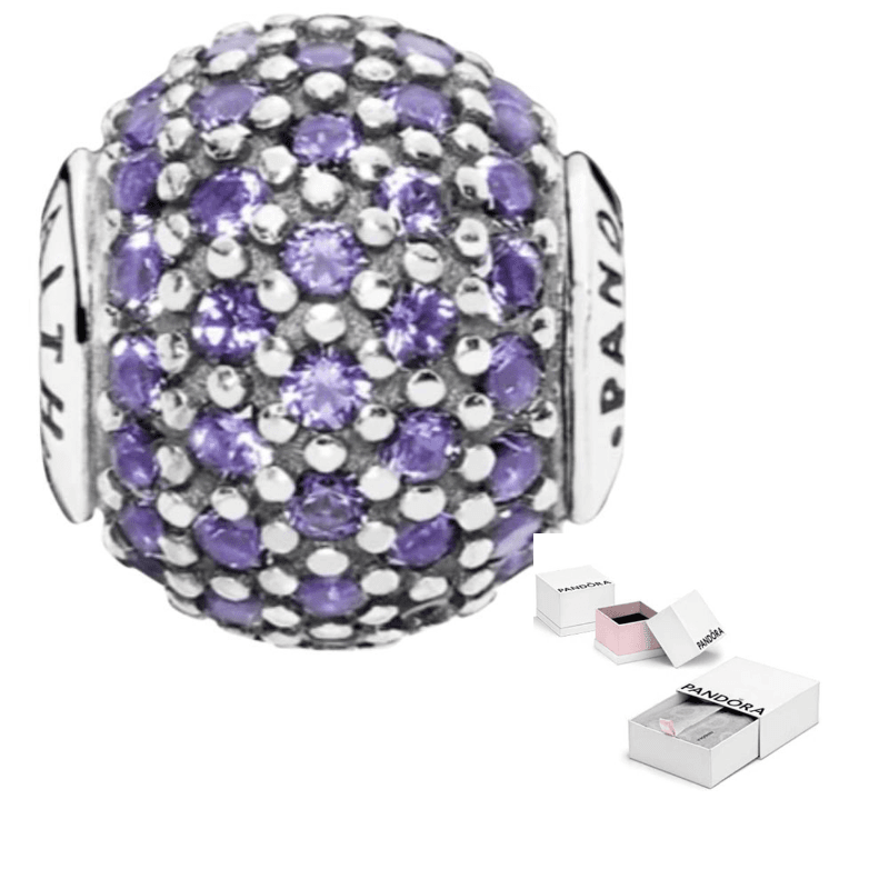 Pandora Original Design Zircon Accessories Purple Purple