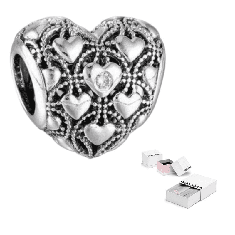 Pandora Original Design 925 Sterling Silver, Diamond Accessories Silver Silver