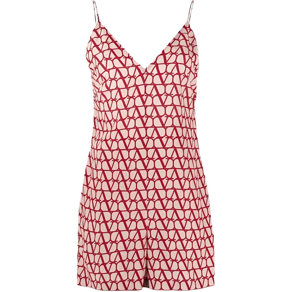 Valentino Red Moderate Straight Fit Red