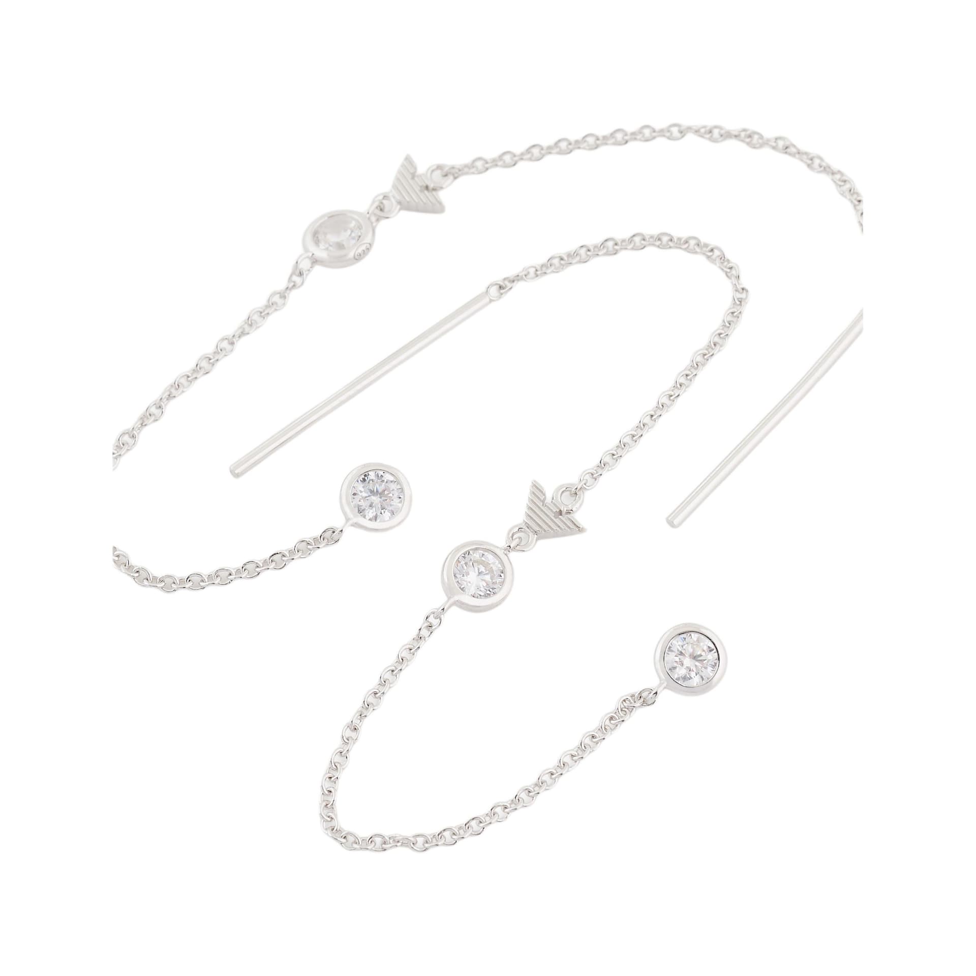 Emporio Armani Sterling Silver Drop Earrings