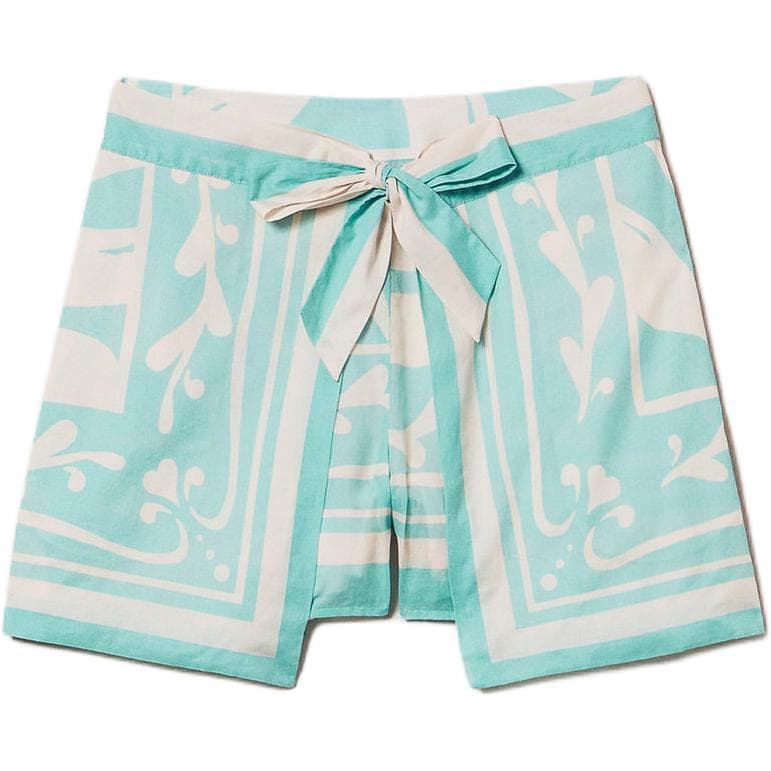 Twinset patterned tiewaist Green