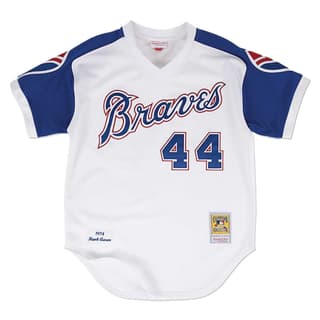 Mitchell Ness Atlanta Braves Cooperstown Collection 1974 Hank Aaron authentic jersey