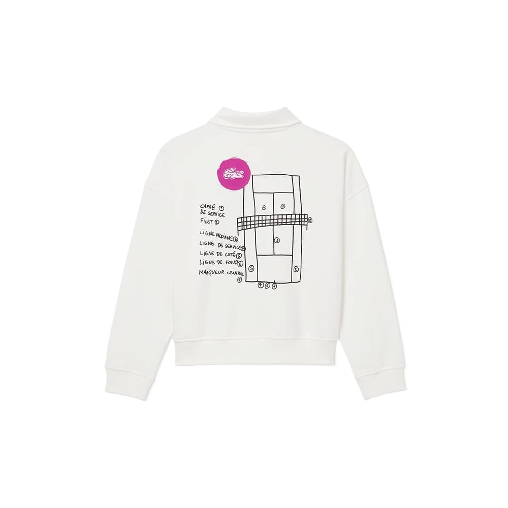 LACOSTE Sweatshirt SS25 Ecru Teenagers
