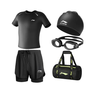 Li Ning Swimsuit Set Black
