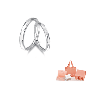 FANCI 925 Sterling Silver Ring Pair
