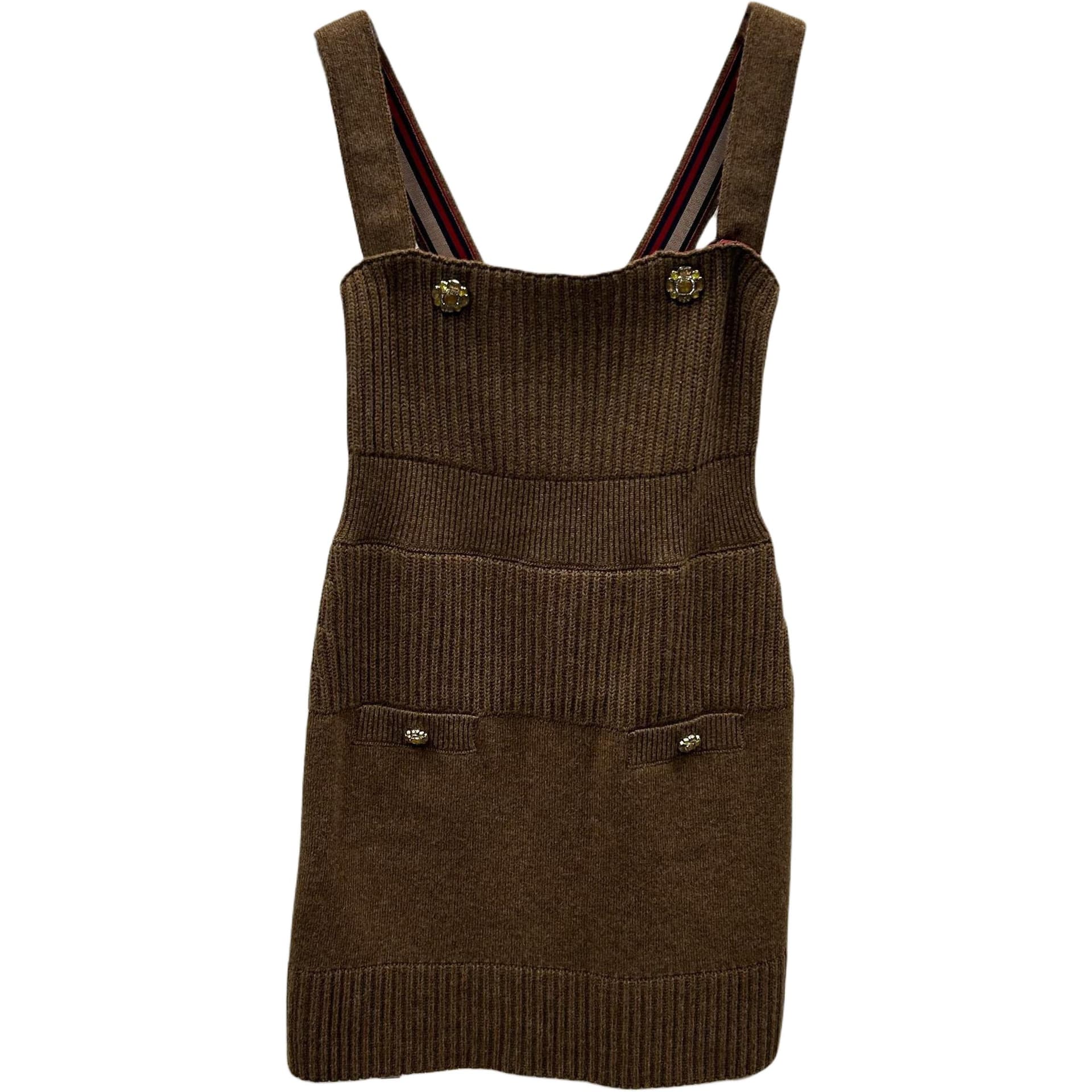 CHANEL 24a Dress Brown